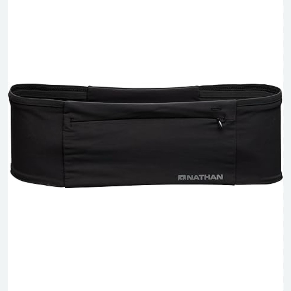 NWT Nathan | The Zipster Max Black Running Belt